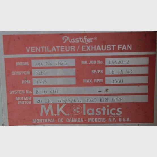 Plastifier ventilation fan supplier worldwide | Plastifer 20 HP ...