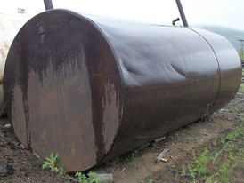 4000 Gallon Horizontal Steel Tank