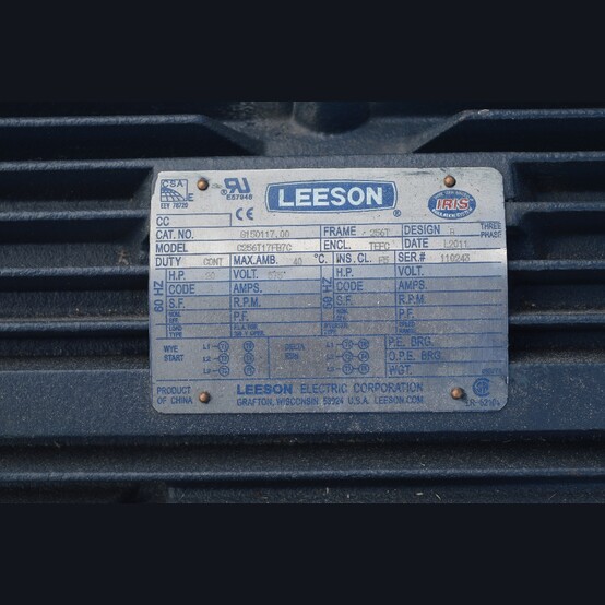 Leeson 20 HP Electric Motor